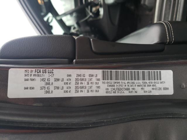 2017 JEEP GRAND CHER 1C4RJFBG2HC734800