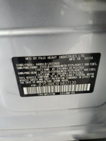 2015 SUBARU FORESTER 2 - JF2SJAHC8FH407120