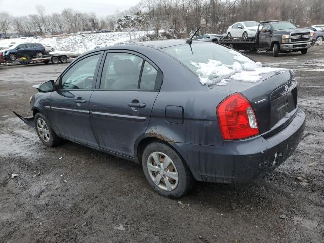 HYUNDAI ACCENT GLS 2008 blue  gas KMHCN46C78U187809 photo #3