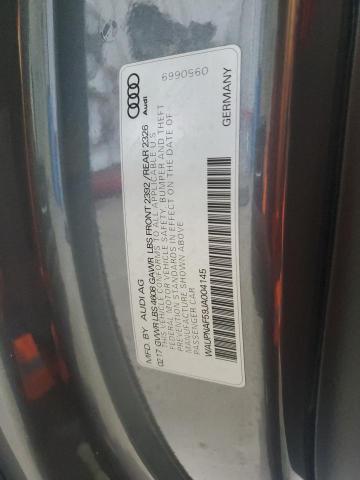 2018 AUDI A5 PREMIUM WAUPNAF59JA004145