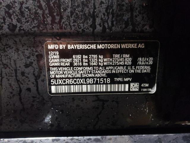 2020 BMW X5 XDRIVE4 - 5UXCR6C0XL9B71518