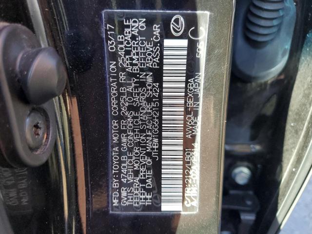 2017 LEXUS ES 300H JTHBW1GG6H2151424