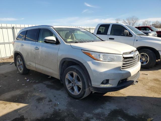 Vin: 5tddkrfh9fs130300, lot: 46620385, toyota highlander limited 20154