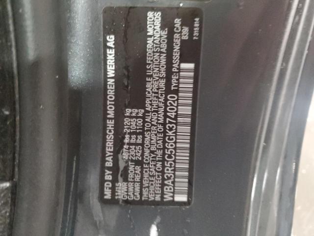 2016 BMW 435 XI WBA3R5C56GK374020