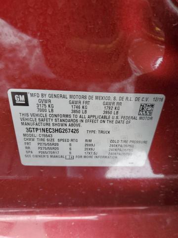 2017 GMC SIERRA C15 - 3GTP1NEC3HG267426