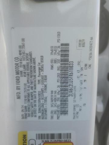 2015 LINCOLN MKZ HYBRID 3LN6L2LU5FR610833