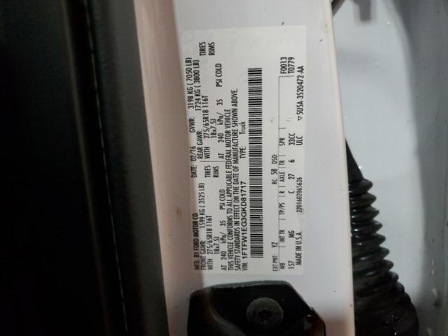 2016 FORD F150 SUPER - 1FTFW1EG3GKD81717