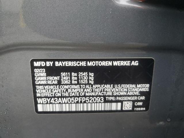 2023 BMW I4 EDRIVE - WBY43AW05PFP52093