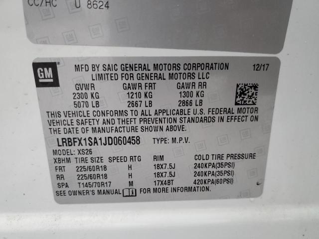 2018 BUICK ENVISION E LRBFX1SA1JD060458