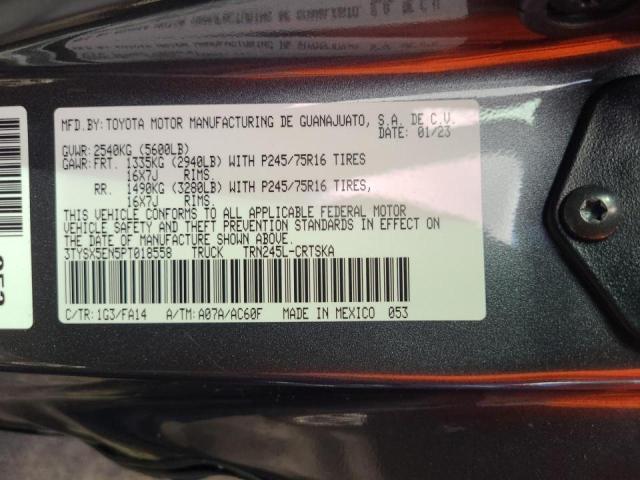 2023 TOYOTA TACOMA ACC - 3TYSX5EN5PT018558