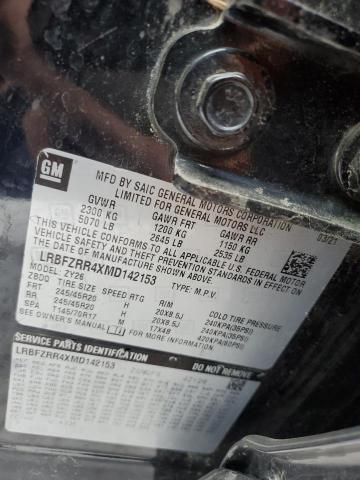 2021 BUICK ENVISION A LRBFZRR4XMD142153