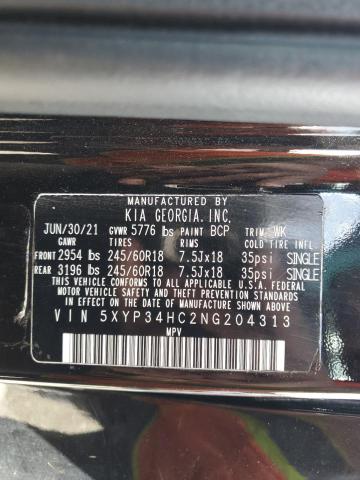 2022 KIA TELLURIDE - 5XYP34HC2NG204313