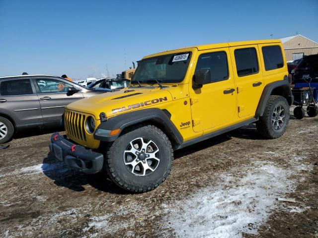 JEEP WRANGLER U 2020 yellow  gas 1C4HJXFG6LW186612 photo #1