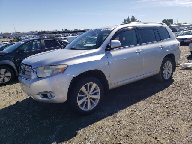 TOYOTA HIGHLANDER 2008 silver 4dr spor hybrid engine JTEEW44A382016901 photo #1