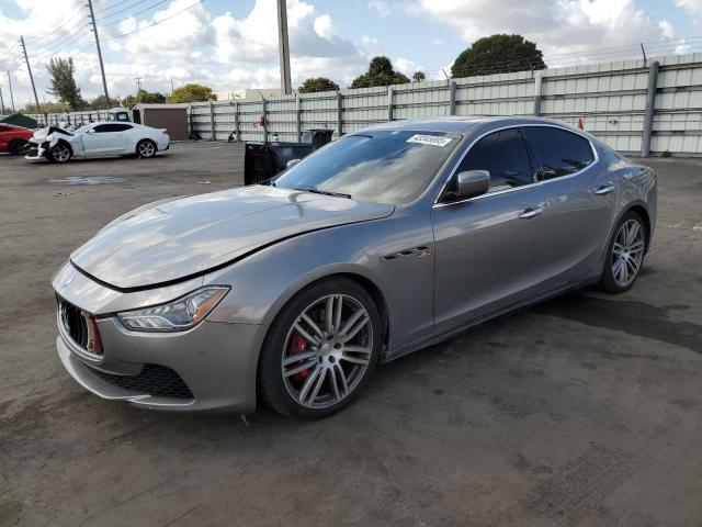 MASERATI GHIBLI S 2015 gray  gas ZAM57RTA4F1143378 photo #1