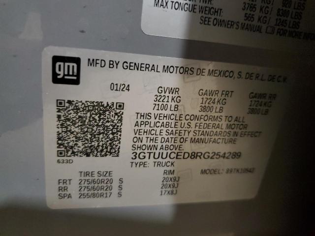 2024 GMC SIERRA K15 - 3GTUUCED8RG254289
