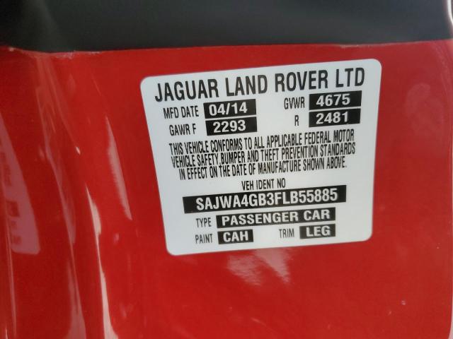2015 JAGUAR XK SAJWA4GB3FLB55885
