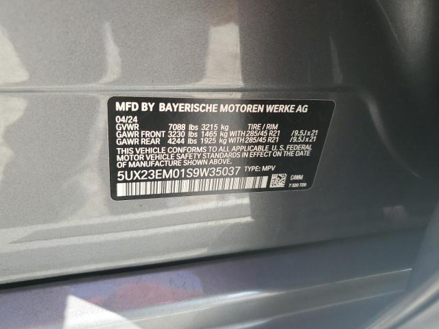 2025 BMW X7 XDRIVE4 - 5UX23EM01S9W35037
