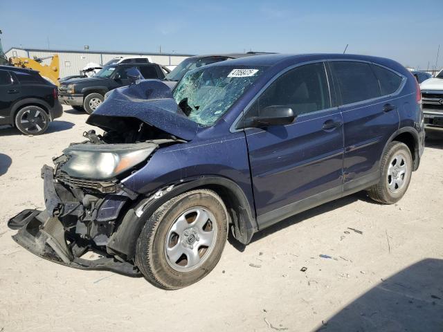 HONDA CR-V LX 2013 blue  gas 3CZRM3H32DG701419 photo #1
