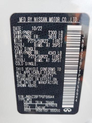 2023 INFINITI QX80 SENSO JN8AZ2BF7P9756944