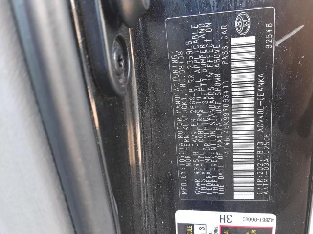 2009 TOYOTA CAMRY BASE #3301670623