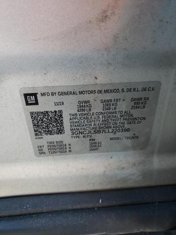 2020 CHEVROLET TRAX 1LT - 3GNCJLSB7LL220390