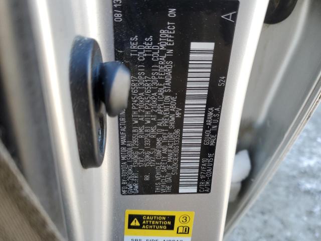 2013 TOYOTA HIGHLANDER - 5TDZK3EH3DS133596