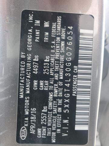 2016 KIA OPTIMA LX - 5XXGT4L30GG076054