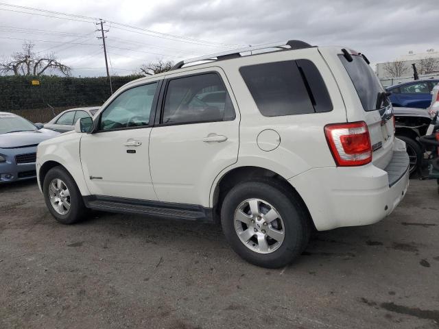 FORD ESCAPE HYB 2009 white 4dr spor hybrid engine 1FMCU593X9KB21272 photo #3