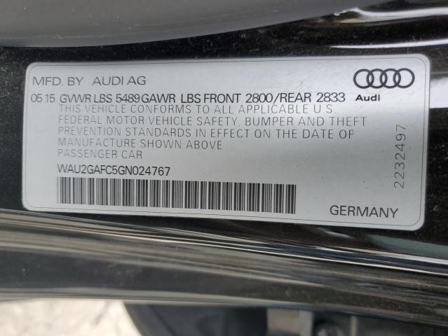 2016 AUDI A7 PRESTIG WAU2GAFC5GN024767