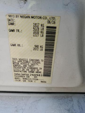 2016 NISSAN ALTIMA 2.5 - 1N4AL3AP5GC260983