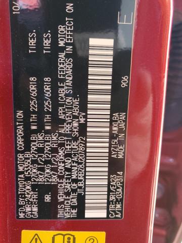 2018 LEXUS NX 300H JTJBJRBZ8J2078972