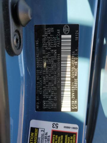 2022 TOYOTA CAMRY TRD - 4T1KZ1AK0NU064944