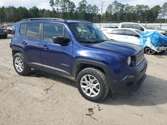 Vin: zaccjbab8jpj44121, lot: 46393245, jeep renegade sport 20184