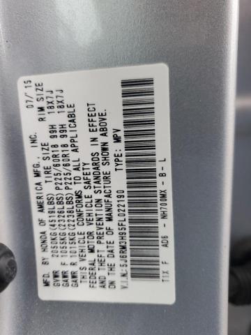2015 HONDA CR-V TOURI - 5J6RM3H95FL022190