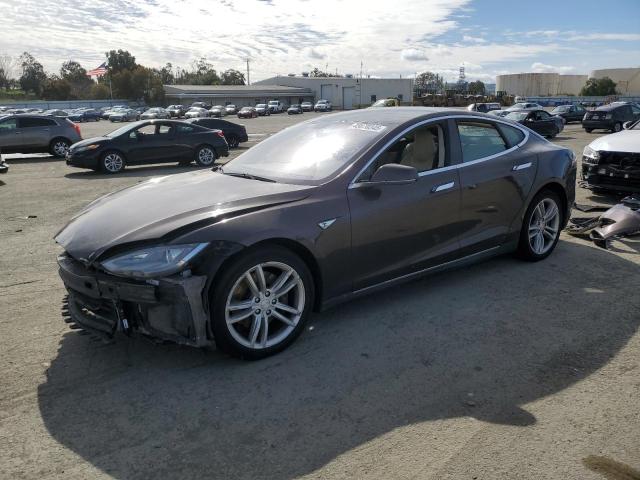 TESLA MODEL S 2014 brown  electric 5YJSA1S17EFP35987 photo #1