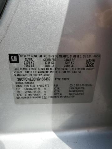 2017 CHEVROLET SILVERADO - 3GCPCNEC3HG166459