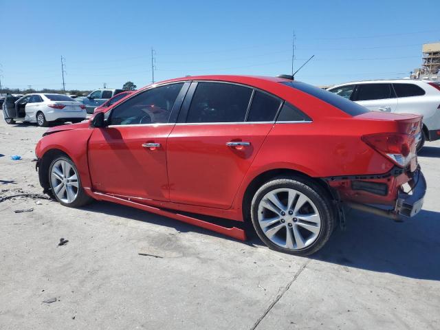 CHEVROLET CRUZE LTZ 2015 red sedan 4d gas 1G1PG5SB9F7297719 photo #3