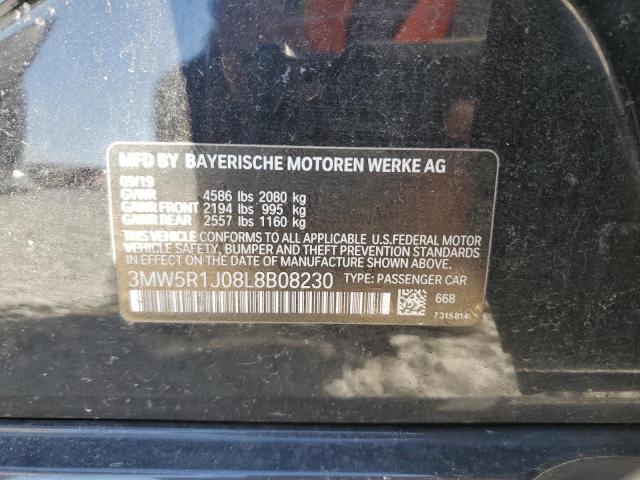 2020 BMW 330I - 3MW5R1J08L8B08230