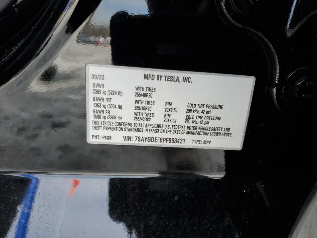 2023 TESLA MODEL Y - 7SAYGDEE6PF893431
