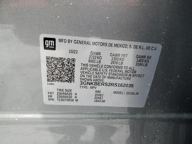 2024 CHEVROLET BLAZER RS - 3GNKBERS2RS162035