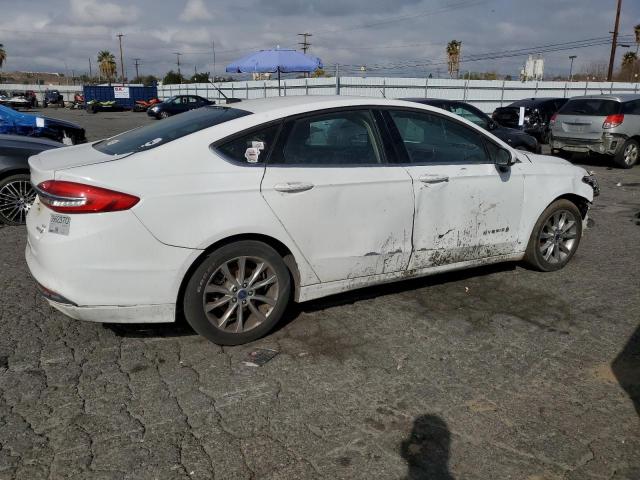 FORD FUSION SE 2017 white sedan 4d hybrid engine 3FA6P0LU0HR323955 photo #4