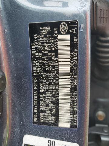 2016 TOYOTA COROLLA L - 2T1BURHE4GC514063
