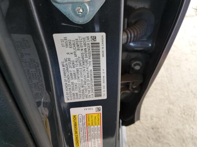 2022 HONDA CIVIC SPOR - 2HGFE2F50NH596354