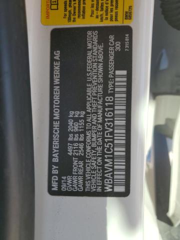 2015 BMW X1 SDRIVE2 - WBAVM1C51FV316118