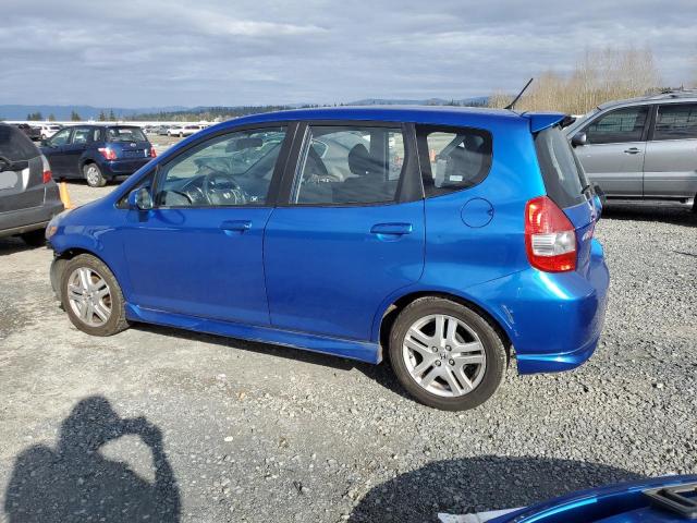 HONDA FIT SPORT 2008 blue  gas JHMGD38668S048811 photo #3