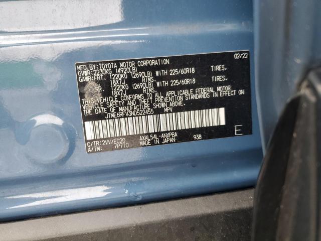 2022 TOYOTA RAV4 XSE - JTME6RFV3ND522455