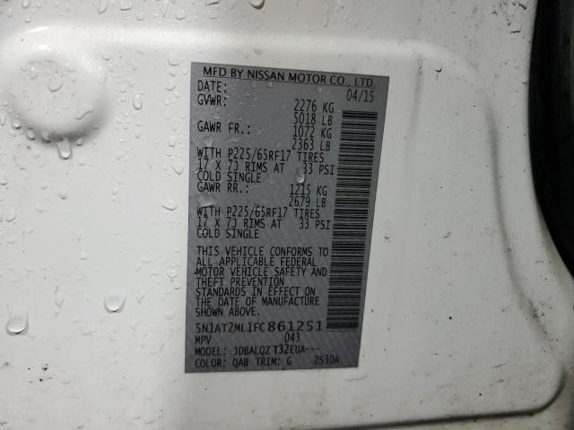 2015 NISSAN ROGUE S - 5N1AT2ML1FC861251