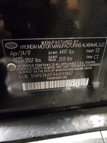 2017 HYUNDAI SONATA SPO - 5NPE34AF1HH593857
