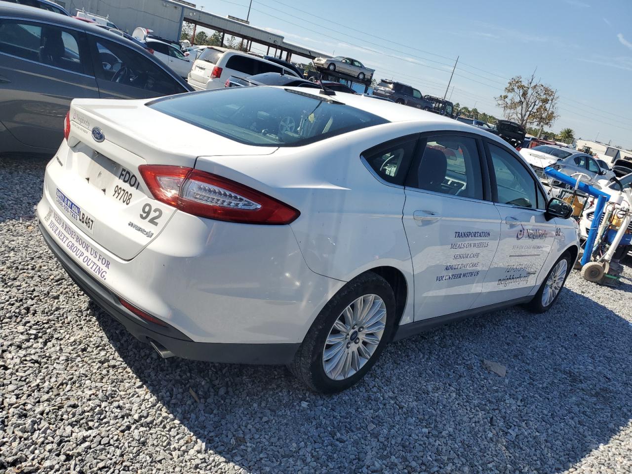 Lot #3305307343 2015 FORD FUSION S H